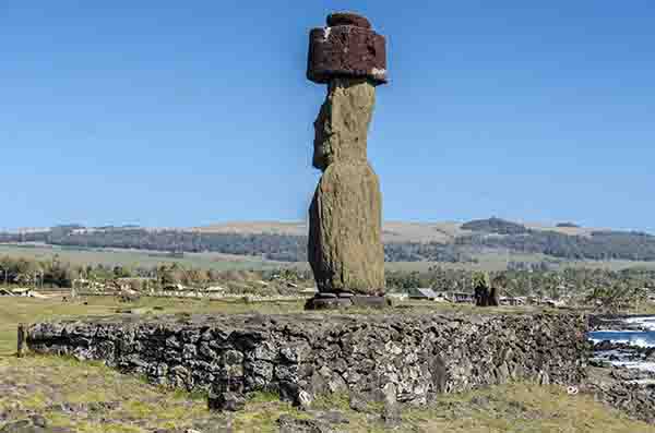 147 - Chile - isla de Rapa Nui o Pascua - Tahai - Ahu Ko Te Riku